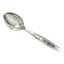 Серебряная десертная ложка с цветочным орнаментом на ручке Астра 40010004М05